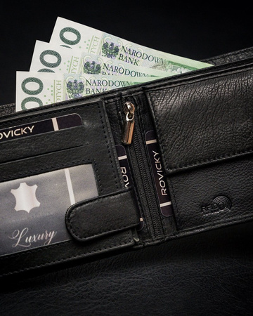 ROVICKY RFID leather wallet N992-PZ-CCR-RFID