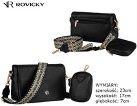 Torebka damska eko R-KP-03-F19 BLACK