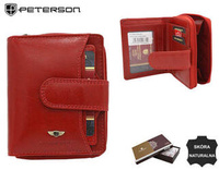 Portfel skórzany RFID PETERSON PTN 202-VTBD