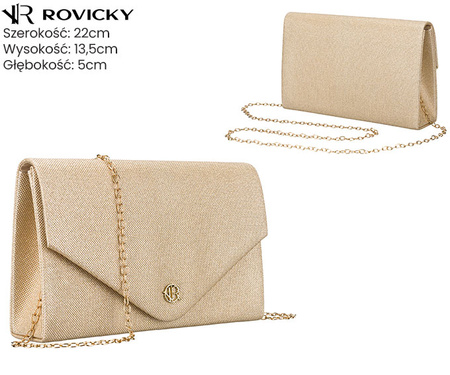 Torebka kopertówka R-XS030-2 Gold