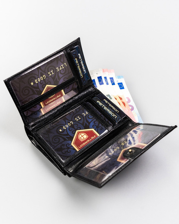 PETERSON PTN 247-BO RFID leather wallet