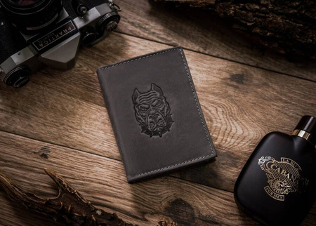 A men's wallet made of natural nubuck leather Always Wild N4-CHM-DOG-1