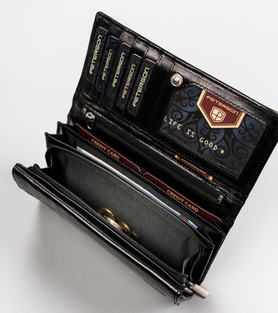 PETERSON PTN RD-32-GCL RFID leather wallet