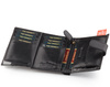 Portfel skórzany RFID PETERSON PTN 339Z 2-1-1 BLACK