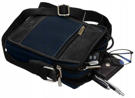 Leather+canvas bag Always Wild 251-MHC