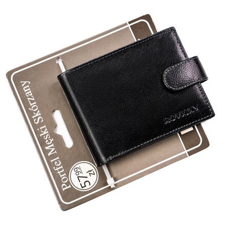 Portfel męski skórzany N61L-RPVT-BL BLACK