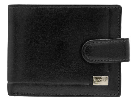 Portfel męski skórzany CPR-021L-BAR Black