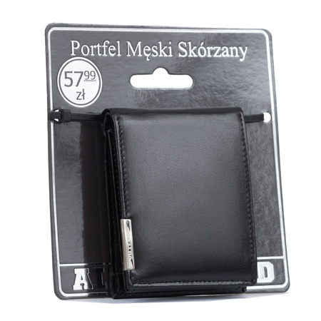 Portfel męski skórzany RM-05-BCF-BP Black