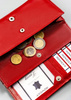 Leather Horizontal Women's Wallet with Clasp - 4U CAVALDI R-RD-12-GCL RFID STOP