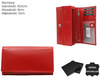 Portfel damski skórzany RD-08-LGV-NL Red