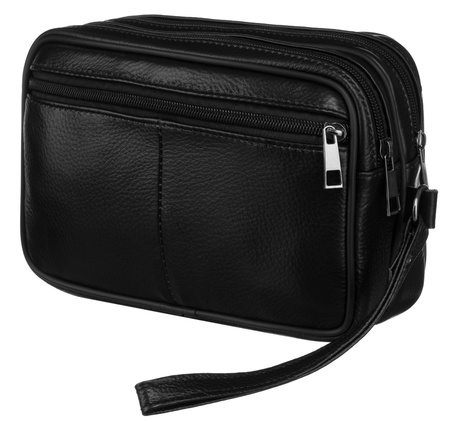 Saszetka skórzana R-13211 Black