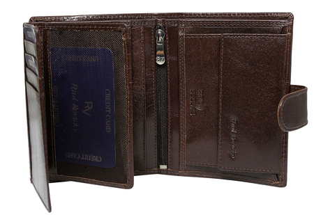 Portfel męski skórzany RV-7680278-9 Brown