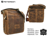 Torba skórzana PTN 5031-TMH Tan