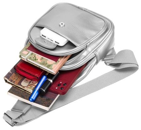 Plecak PU PTN SSY-1-PIL SILVER