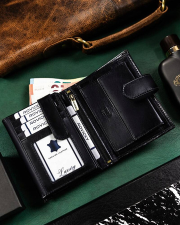 ROVICKY 22313L-RVT RFID leather wallet