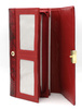 Portfel damski skórzany PTN 42100-NBF Red-Black