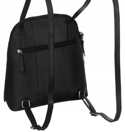 Leather bagpack PETERSON PTN TOR-311-SNC