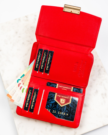 Portfel damski eko PTN 0015-LAK Red