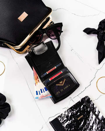 Portfel skórzana RFID PETERSON PTN D314-BFA