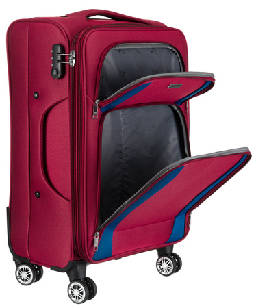 PTN 5209-SET Burgund-Navy Suitcase Set