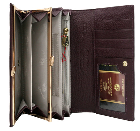 Portfel damski skórzany PTN 42122-SH Purple