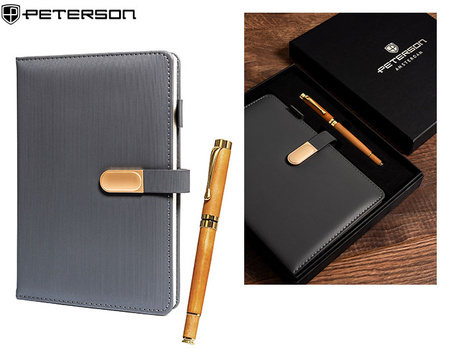 Zestaw notes + długopis PTN 339-NOT-2 Gray