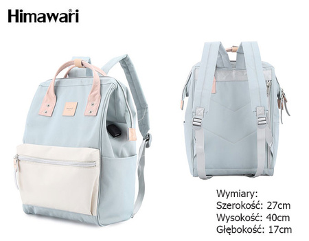 Himawari Women's Backpack with Laptop Compartment and USB Port 1881-14(1)