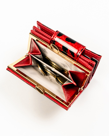 Portfel damski skóra+PU PTN PS329-PDS Red