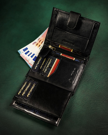 PETERSON PTN 317Z-P RFID leather wallet