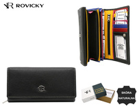 Portfel damski skórzany RD-12-NDM Multi Black