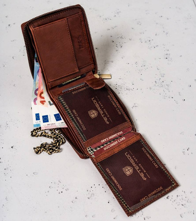 PETERSON PTN N992C-07-HWM-137 RFID leather wallet