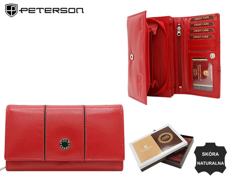 PETERSON PTN RD-07-GCL-S RFID leather wallet