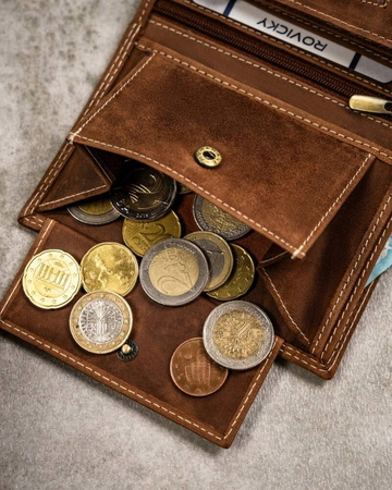 Leather wallet with the Libra zodiac sign RFID ALWAYS WILD N4-CHM-LIBR