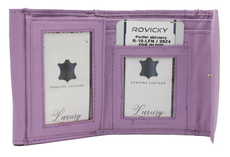 Portfel damski skórzany R-19-LFN Fox Glove