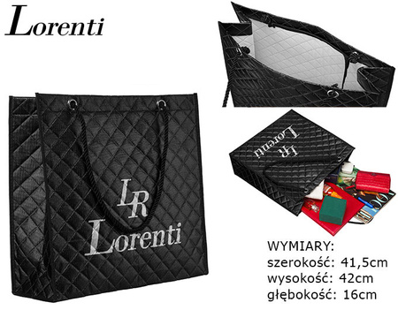 Torba shopper LSPV001 BLACK