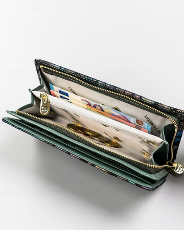 PETERSON PTN 421431-MD RFID leather wallet