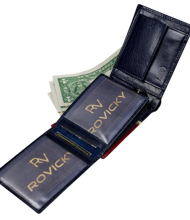ROVICKY 323-RBA-D RFID leather wallet