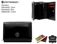 Portfel damski skórzany PTN 74892-TVT Black