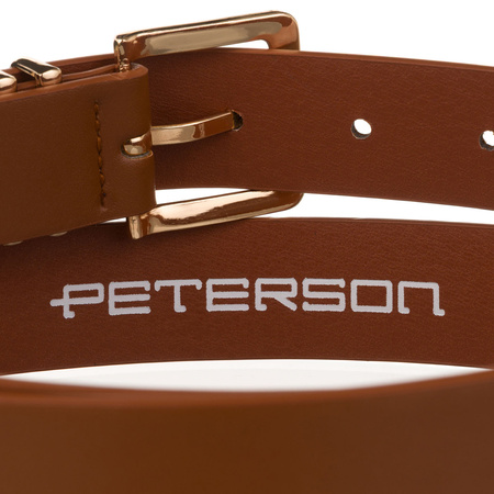 Pasek męski skórzany PTN LTP-BUF BLACK