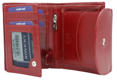 ROVICKY RFID leather wallet RV-70614-9-BCA