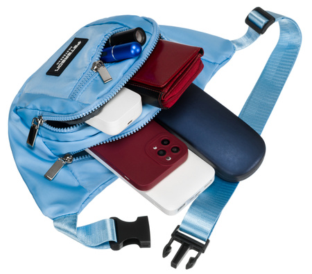 Saszetka nerka PTN POM-S01 L.Blue