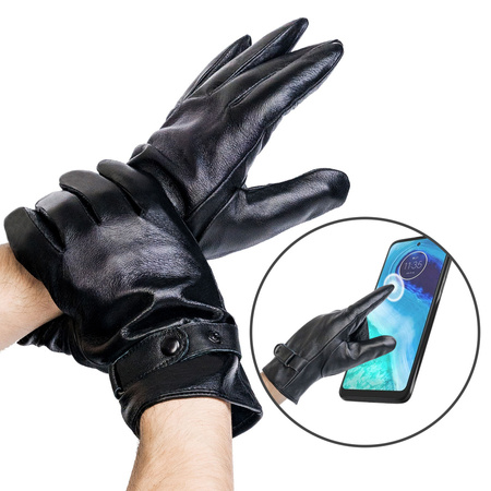 Rovicky men's leather gloves