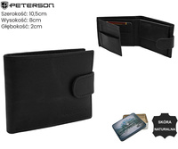 Porfel męski skórzany PTN RM-22L-LWC Black