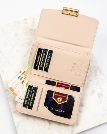 Portfel damski eko PTN 0015-THU Beige