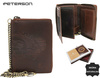Portfel męski skórzany RFID PETERSON PTN N4C-05-HWM-1261