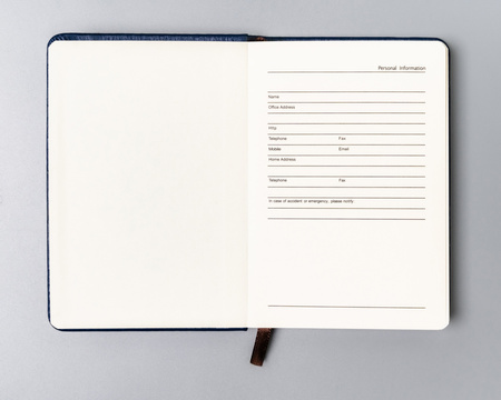 Notes Peterson PTN NOT-6-KP-Q4 Navy