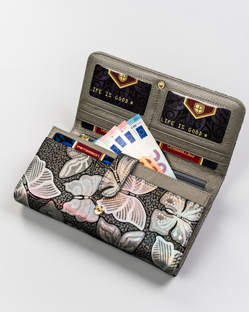 PETERSON PTN 421077-ONBF RFID leather wallet