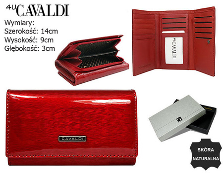 Portfel damski skórzany H29-1-SH9 Red
