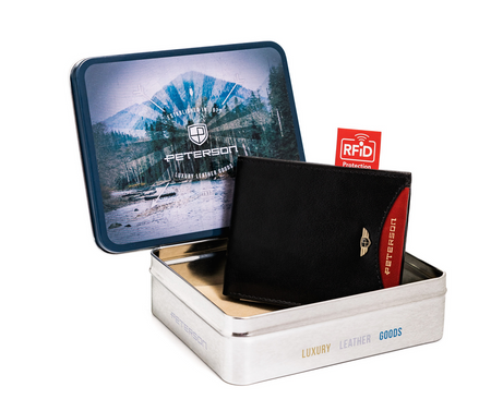 PETERSON PTN 366.01 2-1-1 RFID leather wallet