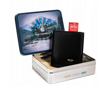 Portfel skórzany RFID PETERSON PTN 365 2-1-1